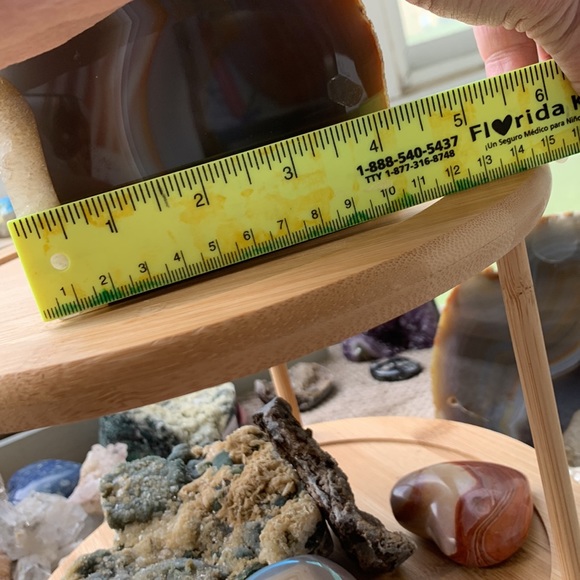 CRYSTAL banded agate bookend #1 - Picture 10 of 11